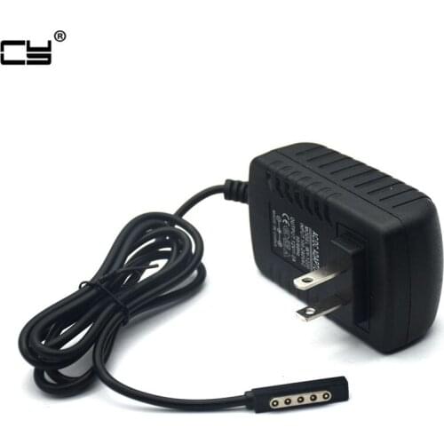 12V 2A USB Charge Line Charging Charger Adapter EU US Power Cable For Microsoft Surface Pro 1 2 Pro2 / RT 1 2 RT2 10.6" Tablet