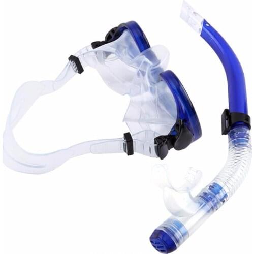 Water Sports Diving Snorkeling Mask Glasses Set Swimming Snorkel Mouthpiece Adjustable Buckles Underwater Breathe Tube Dive Tool