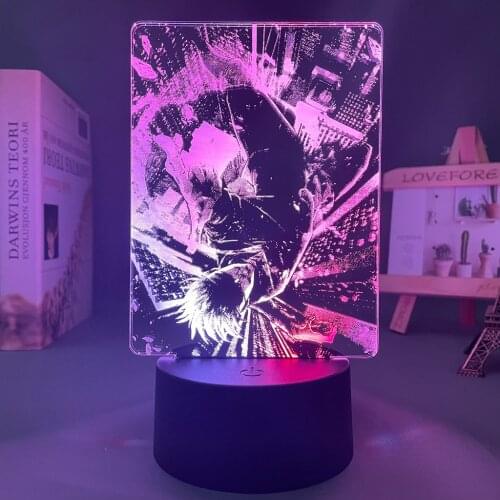 Colorful Anime Two Tone Light Jujutsu Kaisen for Kid Bedroom Decor Birthday Gift Manga Jujutsu Kaisen Two Tone Anime Led Lamp