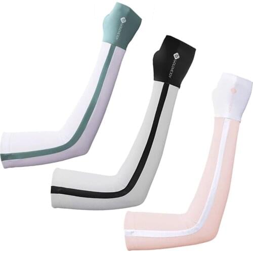 Sun Protection Sleeves Women Summer Outdoor Riding Sports Thin Ice Sleeves UV protection Breathable Arm Guards Hand Sleeves