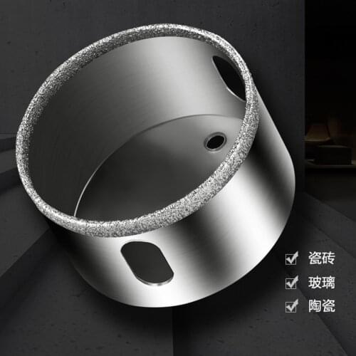 1pcs Diamond Coated Hole Saw Marble Cutter Drill Bits Tool Set For Tile Glass 6/8/10/12mm