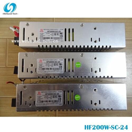 100% test for power supply for HF200W-SC-24 AC220V to DC24V 8.4A Work Good