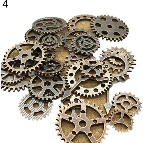100g Vintage Cogs Jewelry Making DIY Alloy Steampunk Gear Pendant Crafts Art