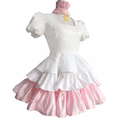 2017 Anime Card Captor Sakura white Cosplay Costume Full Set Any Size
