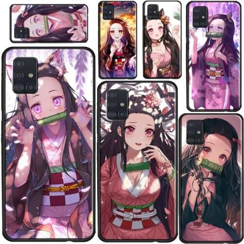 Demon Slayer Nezuko Anime Case For Samsung A32 A52 A72 A12 A42 A21S A20e A02 S A10 A20 A40 A50 A70 A11 A31 A51 A71