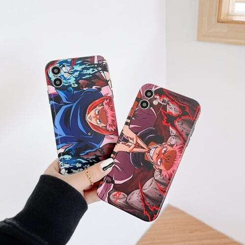 Japan Anime Jujutsu Kaisen Ryomen Sukuna Phone Case for iphone 12 11 Pro X Xs Max XR 7 8 Plus SE2020 IMD Silicon Cool Soft Cover