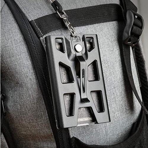 Zayex Badge Holder Wallet Durable ID Card Holder with Lanyard Metal Clip for Offices ID, School ID, Holds 1-4 Cards