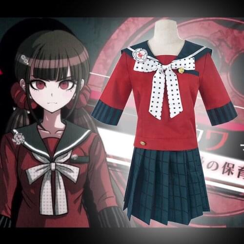 Game Danganronpa V3 Killing Harmony Cosplay costumes Harukawa Maki Cosplay Costume Uniforms Suits Clothes Dresses Sailor Comic