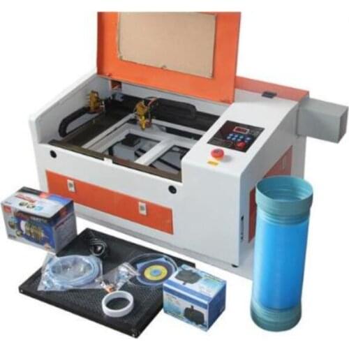 Upgraded Version CO2 60W 110/220V Laser Engraving Cutting Machine with USB port