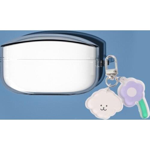 For Sony WF-1000XM4 Case Cute tulip Flower Bear Cartoon Transparent Wireless Earphones soft Protection Cover wf1000 xm4 Case