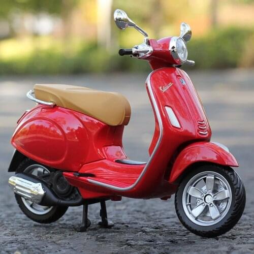 New 1:12 Piaggio Vespa Primavera 150 Static Die Cast Vehicles Collectible Hobbies Motorcycle Model Toys