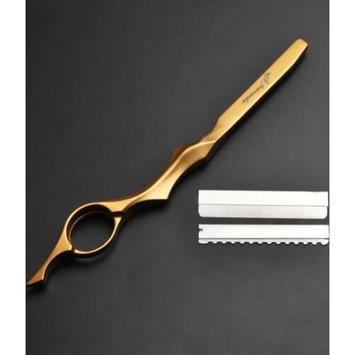 Hot Sale Hair Cutting Thinning Knife Paint Hair sharp&ampThinning Scissors Salon Tools Professional Sharp Barber Razor