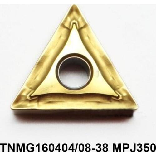 Original 10pcs/box TNMG 160404 160408 TNMG160404-38 TNMG160408-38 MPJ350 Carbide Inserts Turning Tools Lathe Cutter CNC