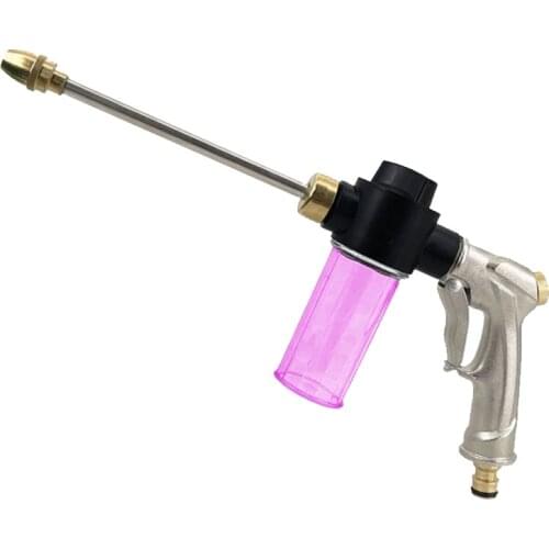 New High Pressure Water Spray Gun Car Washer Hose Spray Bottle Garden Watering Sprinkler Sprinkling Foam Cleaning Water Gun