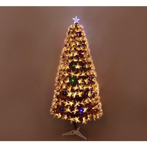 Multicolored Optical Fiber Tree 1.8m Encryption Simulation Optical Fiber Tree DIY Plastic Optical Fiber Tree LED Decorative