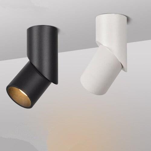 Modern advanced CREE LED Spotlight 12W degree rotation Aisle lamp spotlight LED Indoor Home Down light AC 85-265V