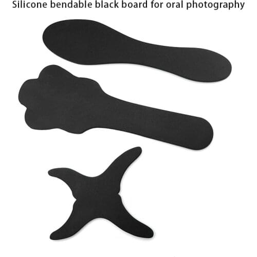 Dental Black Photo Contrast Soft Occlusal Silicone Anterior Lingual Buccal Comfort Contrastor