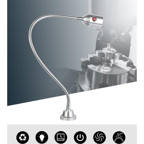 Led machine lamp 3w24v screw fixed base universal electroplating hose lamp machine working lamp 3W220V/24DC