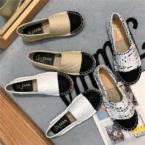 Shoes Woman 2019 Designer Brand Luxury Women Slip-on Tennis Female Flats Solid Round Toe Shallow Mouth Loafer All-Match Womens