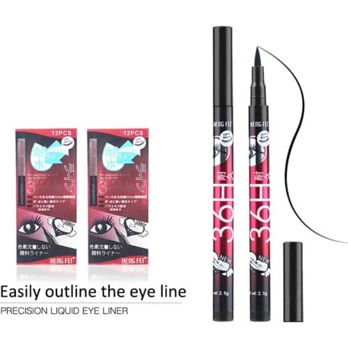 Black Smooth No Blooming Liquid Eyeliner Pencil Long Lasting Beauty Makeup Waterproof Natural Eye Liner Pen Cosmetic TSLM2