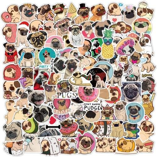 10/50/100PCS Anime Animal Dog Funny Stickers Laptop Guitar Luggage Fridge Bike Waterproof Graffiti Sticker Decal Kid Classic Toy