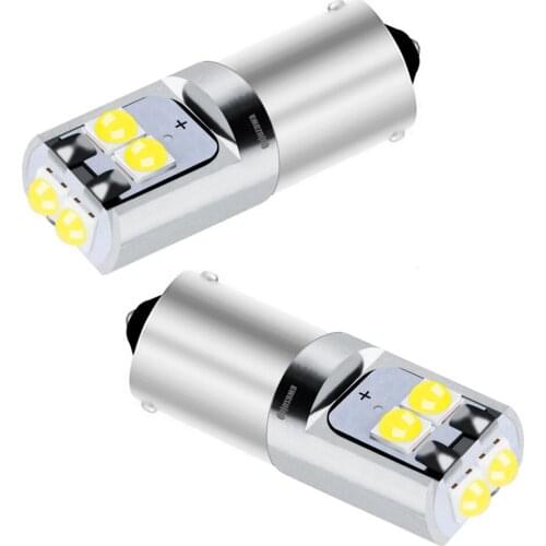 2PCS T11 233 T4W BA9S BAX9S BAY9S Super Bright LED Car Reading Dome Lamps Auto Tail Side Bulbs Parking Lights License Plate Bulb