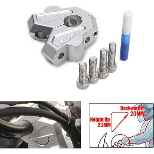 For BMW F750GS 2019 2020 Handle Bar Riser Clamp Extend Handlebar Adapter Mount Motorcycle Accessories