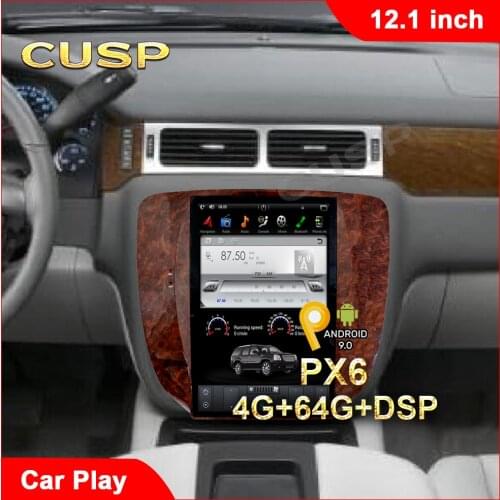 Tahoe GPS ANDROID CAR GPS FOR Chevrolet Vertical screen GPS Tesla Style 12.1 ANDROID 9 RAM 4G ROM 64G Car Multimedia NAVIGATION