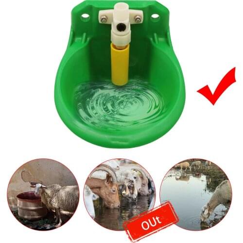 Sheep Automatic Drinking Bowl Pony Calf Pig Feeder Animal Feeder Engineering Plastics Green Premium Drinking Water