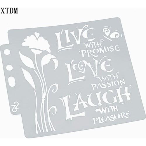 Ballerina plastic mold shield DIY cake scrapbook stencils hollow Embellishments printing lace ruler Valentines Day