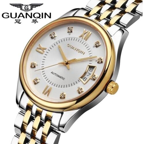 Brand Watch Men GUANQIN GQ80016-1A Men Watches 2020 Casual Hardlex Sport Mechanical Watches 30m Waterproof Wristwatches