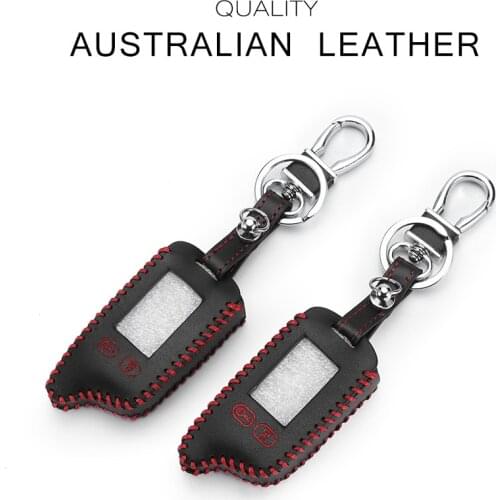 Tw9010 Genuine Leather Case Cover For Tomahawk Tw9010 9030 9020 Car Alarm Remote Controller Case