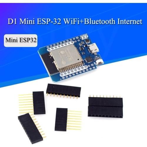 D1 Mini ESP32 ESP-32 WiFi+Bluetooth Internet of Things Development Board based ESP8266 Fully Functional