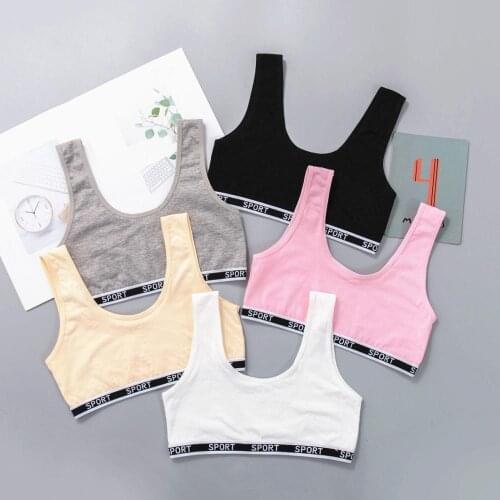 Girls Underwear Cotton Underwear Children Training Bra Young Girls Bra Teenager Undergarments 8-14years
