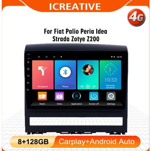 9 Inch 2 Din Android Car Multimedia player Navigation GPS For Fiat Perla 2009 Head Unit Car Stereo