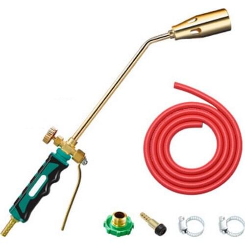 Flamethrower Dual Switch Type Liquefied Gas Torch Welding Spitfire Gun Support Oxygen Acetylene Propane Welding BBQ Tool