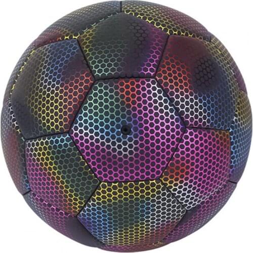 Compact anti-corrosion TPU reflective glow in the dark football adult and children football training футбольный мяч оригинал