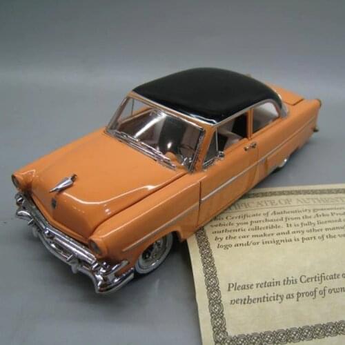 1/32 Scale simulation Diecast metal alloy vintage 1954 Customline vehicle car model Kids toy Show children gift Collections