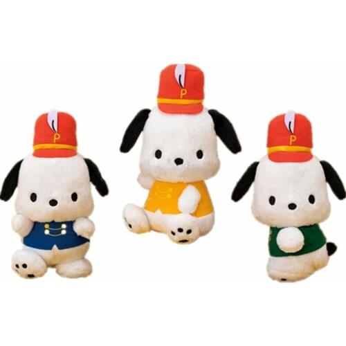 New Kawaii Cute Uniform Army Dog Plush Kids Girls Stuffed Toys For Children Gifts 15CM