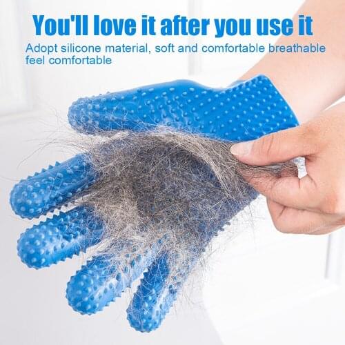 Omfortable Pet Animal Grooming Glove Dog Cat Comb Pin Brush Relax Muscles Pet Bath Cleaning Brush Pet Supplies