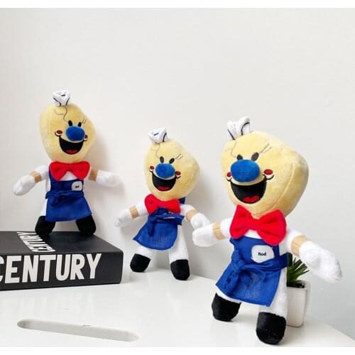 25cm Amine Ice Scream Rod Plush Toy Cartoon Horror Game Character Stuffed Doll Toys for Children Birthday Gifts Halloween Decor