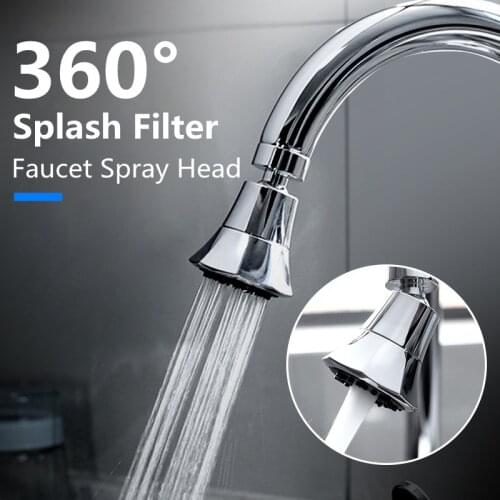 Kitchen Sink Faucet Sprayer Water Saving Aerator 360 Degrees Rotatable Bubbler Filter Free To Bend Nozzle Flexible Tap Aerators