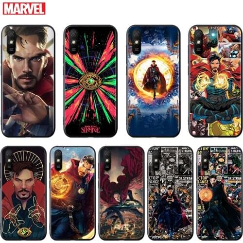 Silicone Cover Marvel Avengers Doctor Strange For Xiaomi Redmi K40 K30i K30T K30S K20 10X GO S2 Y2 Pro Ultra Black Phone Case