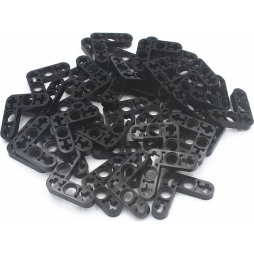 Building Blocks BulkTechnic Parts 20pcs TECHNIC LEVER 3X3M, 90DGE compatible with lego for kids boys toy 32056