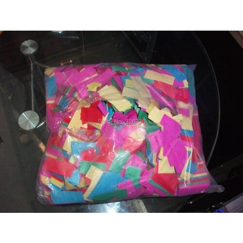Wedding Confetti Paper for Rainbow Effect Machine Confetti Machine and Confetti Cannon 1KG/bag Suit ALL Paper Machine