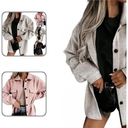 Vintage Stylish Turn-down Collar Warm Winter Coat Elegant Winter Coat Warm for Outdoor