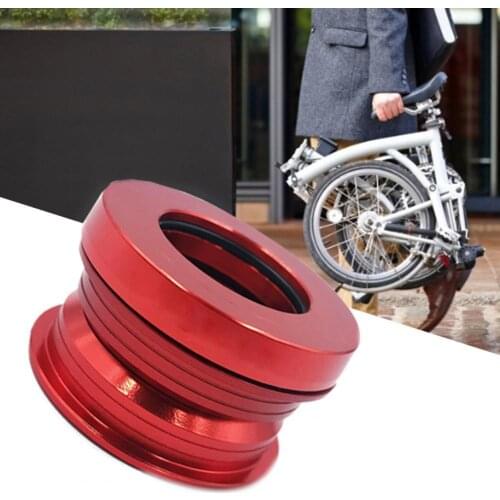High Quality Aluminum Alloy Bike Headset Double Bearings Anti-corrosion 44mm Built-in Folding Bike Headset for Bicycle