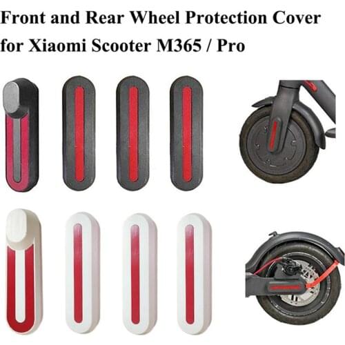 Electric Scooter Front And Rear Wheel Frame Protection Cover Reflective Sticker Custom Parts For Xiaomi Mi M365/Pro
