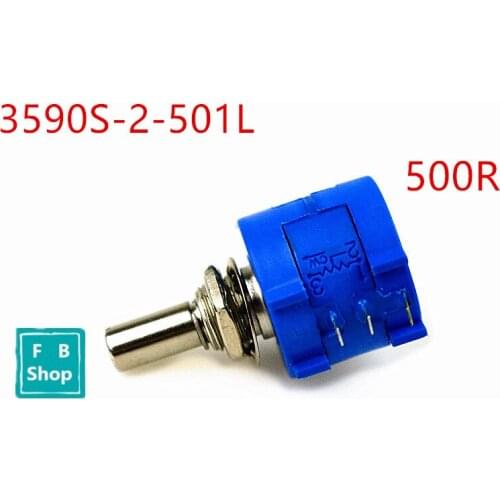 1PCS 3590S-2-501L resistance 500R ohm Potentiometer Adjustable Resistor