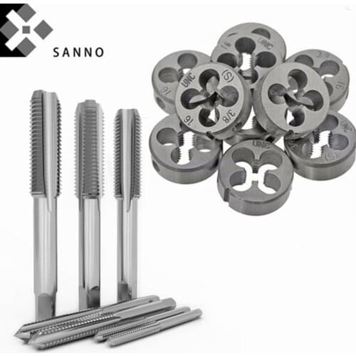 3/4-16 LH left thread tap round dies HSS machine thread tapping & dies American / British system cutting tools for cnc machine